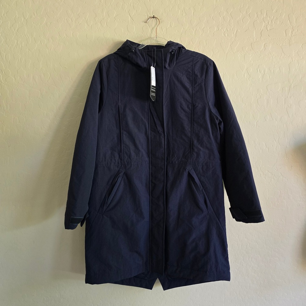 Lands' End American Airlines Crew Uniform All Weather Coat Size Medium New